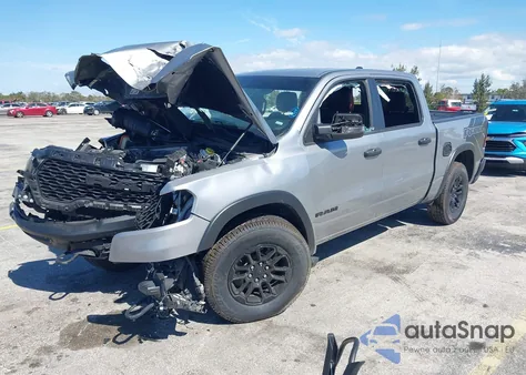 2025 Ram 1500 Rebel 4X4 5'7 Box z USA, uszkodzony, nr VIN 1C6SRFLPXSN584155